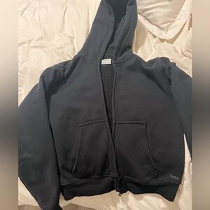 Aritzia Perfect fit Sweatfleece jacket size 2xs in faded black